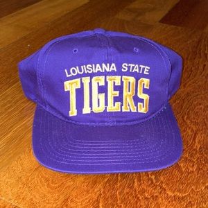Vintage LSU Tigers STARTER Snapback Hat Cap
